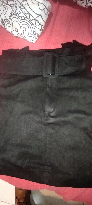 Mini saia de camurça