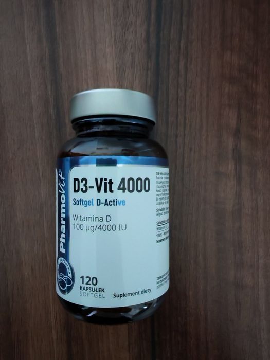 Pharmovit D3-Vit 4000 Softgel Active 120kaps.-2 opakowania