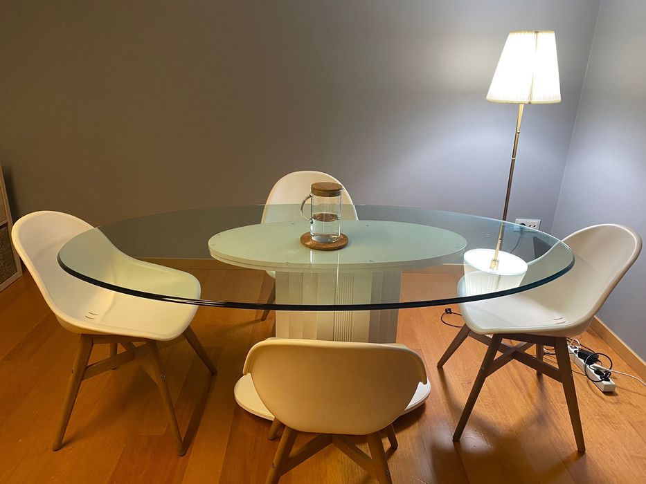Mesa jantar Vidro