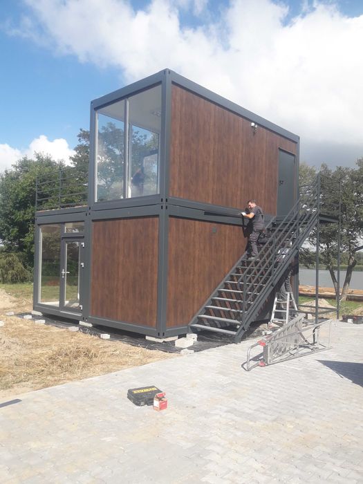 Kontener Biurowy (CENA BRUTTO) Socjalny Sanitarny Magazynowy Stróżówka