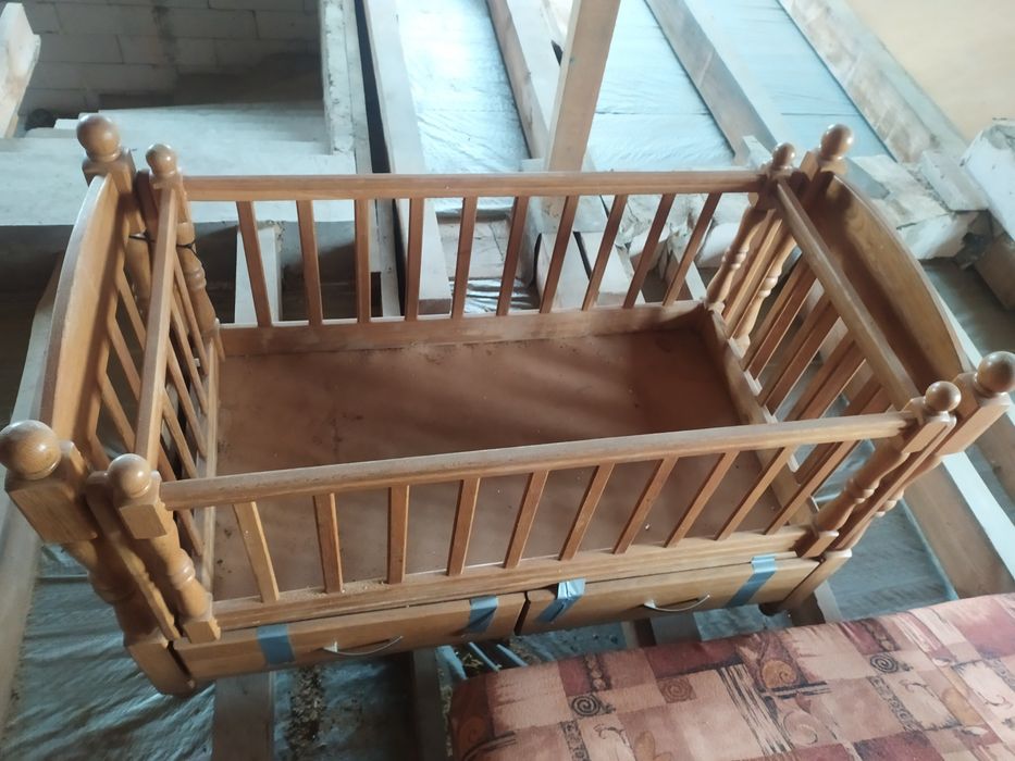 Продам люльку колиску з натурального дерева
