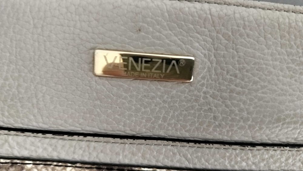 Venezia Włoska oryginalna torebka damska listonoszka skóra naturalna