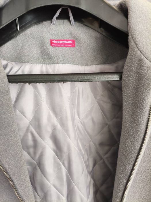 Płaszcz ciążowy HappyMum r.L jesienno-zimowy