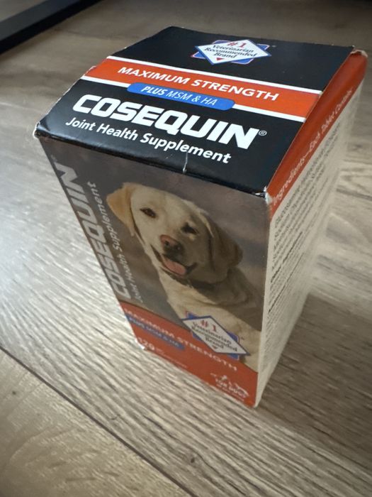 Suplement dla psow COSEQUIN MAXIMUM STRENGHT, stawy regeneracja