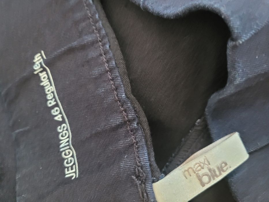 Spodnie jeansy damskie jeggings Maxi Blue ,46 Regular
