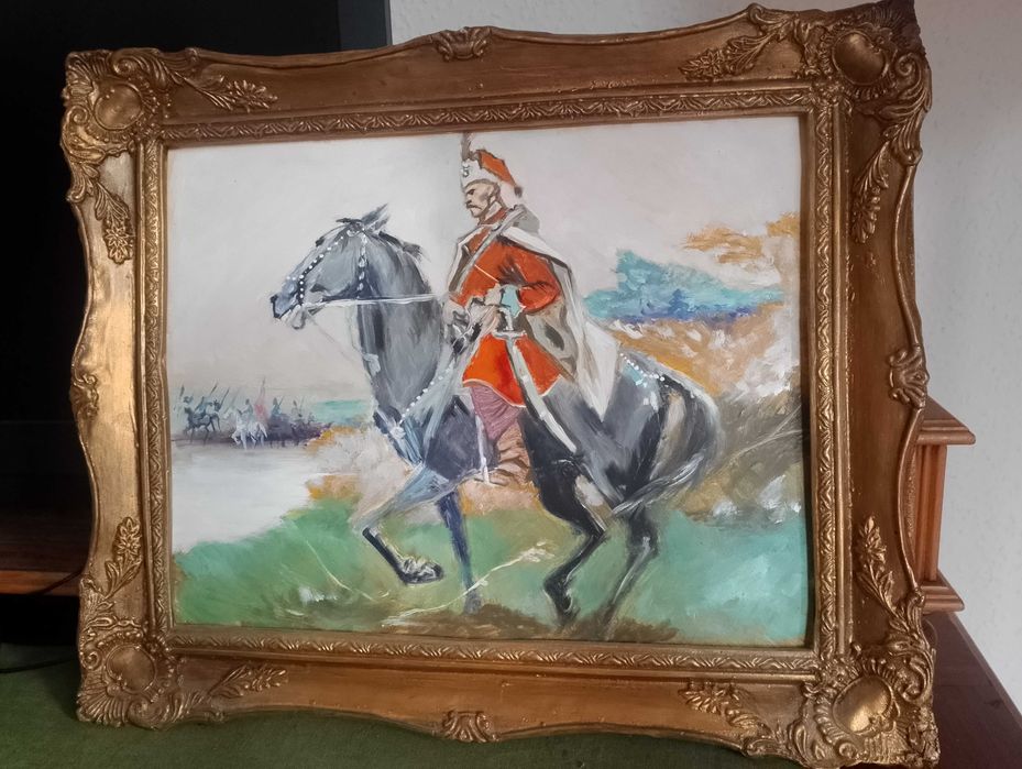 Józef Brandt obraz olejny