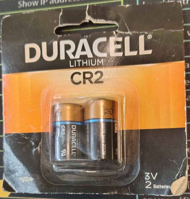 Батарейка Duracell CR2 літієва, блістер 2 шт