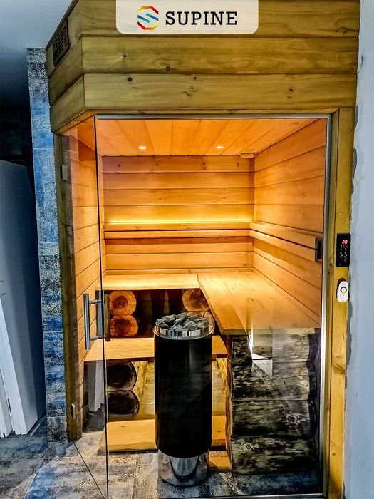 Sauna domowa na wymiar, sauna fińska sucha combi infrared