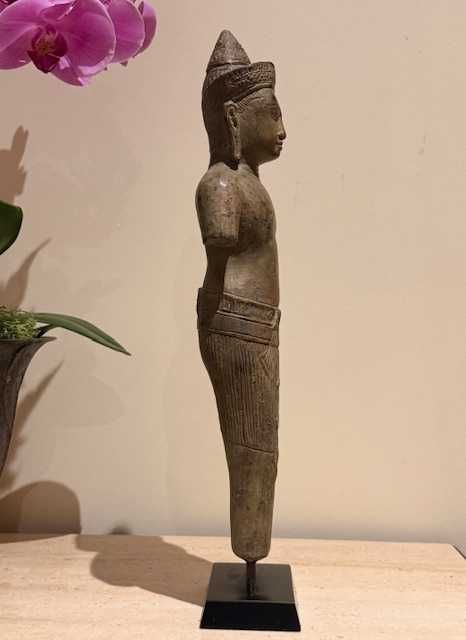 Estátua em Bronze estilo Império Khmer - Vishnu (3)