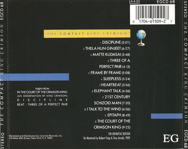 King Crimson - The Compact King Crimson