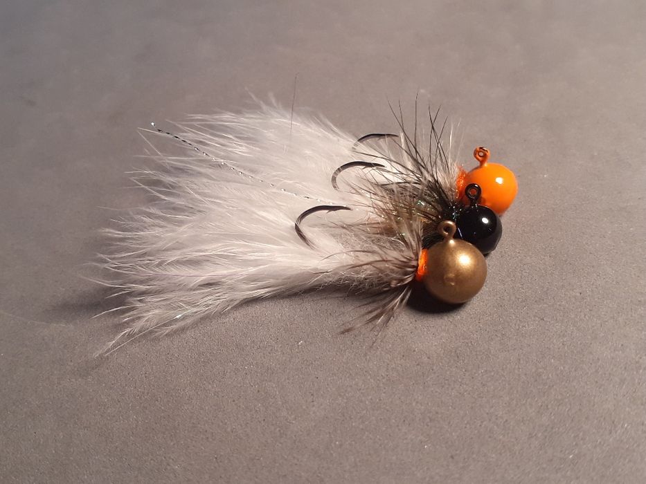 Jigi White Marabut / Pink / Black / Przynęty Pstrąg / Okoń