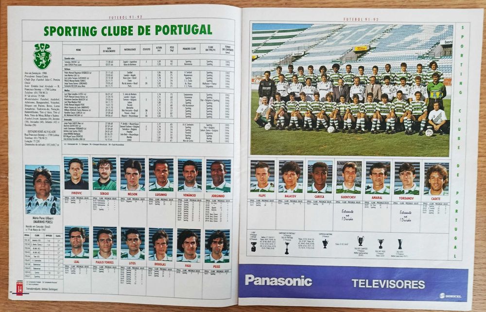 Cadernos de A Bola nº 21 - Época 91-92