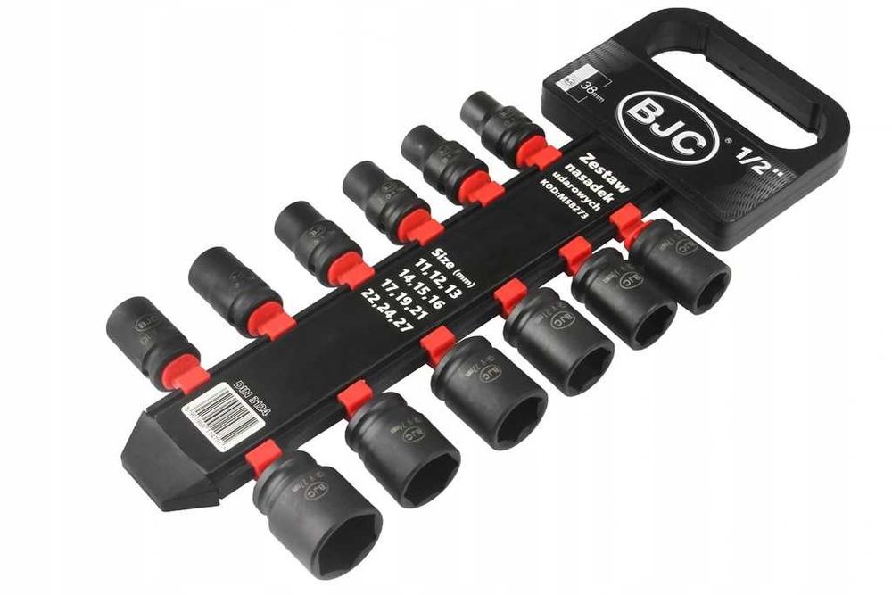 Nasadki udarowe 1\2 11-27 BJC Klucze Mocne warsztatowe  klucz nasadowy
