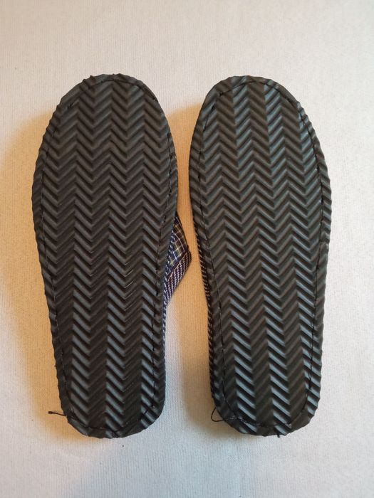 Kapcie damskie w kratę - 36/37