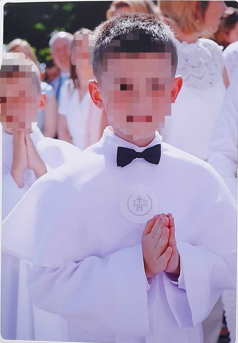 Alba komunijna dla chłopca