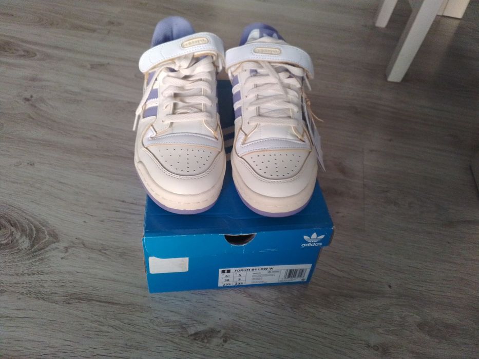 Adidas forum low 38 | nowe z metką | beżowo-fioletowe snakersy
