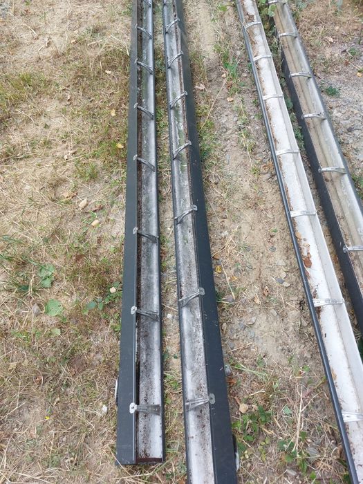 Metalowe rynny w idealnym stanie