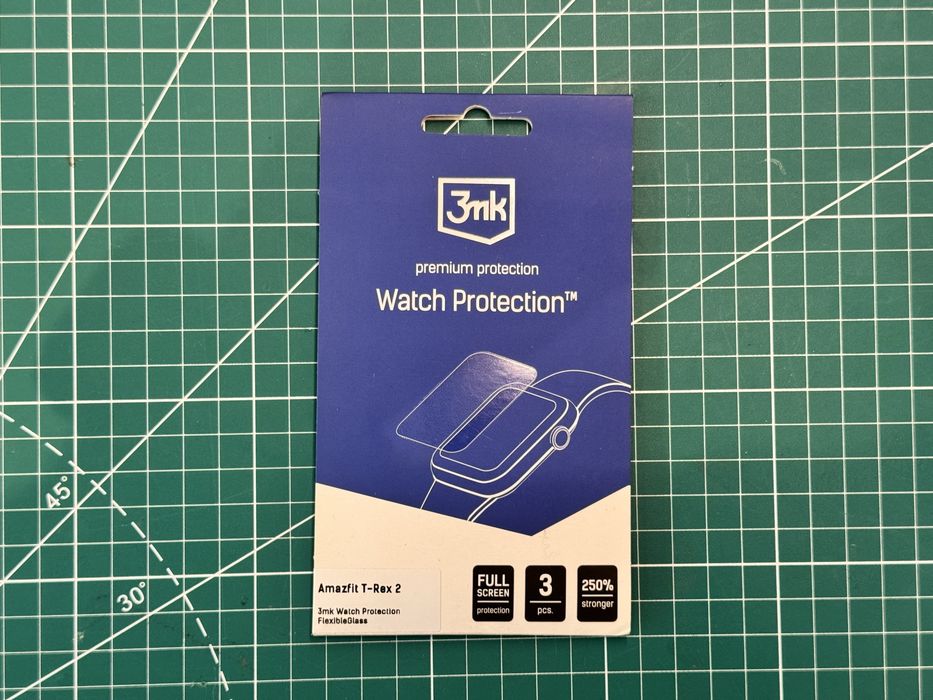 Szkło hybrydowe 3mk Watch Protection Amazfit T-Rex 2 (3 szt.) NOWE