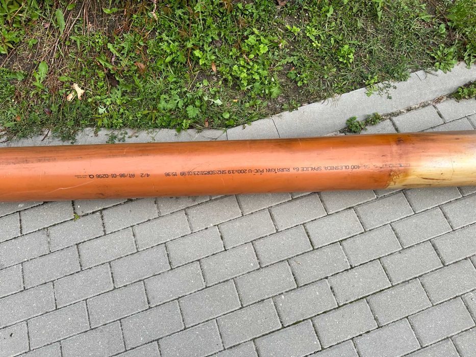 Rura Kanalizacyjna PCV 200  3 mb     Poliplast
