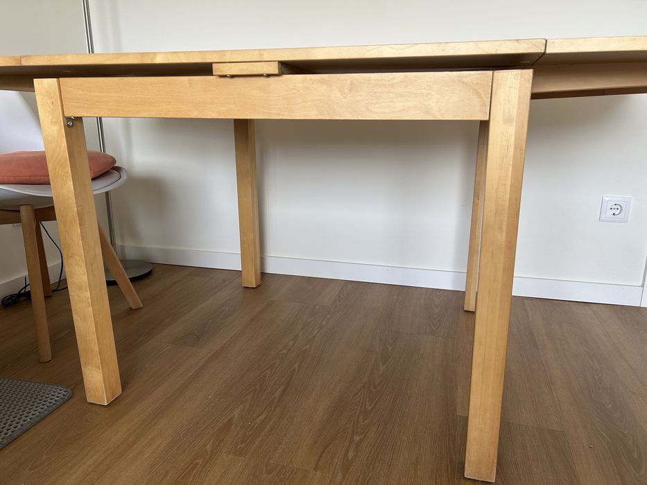 Mesa de madeira extensivel ikea