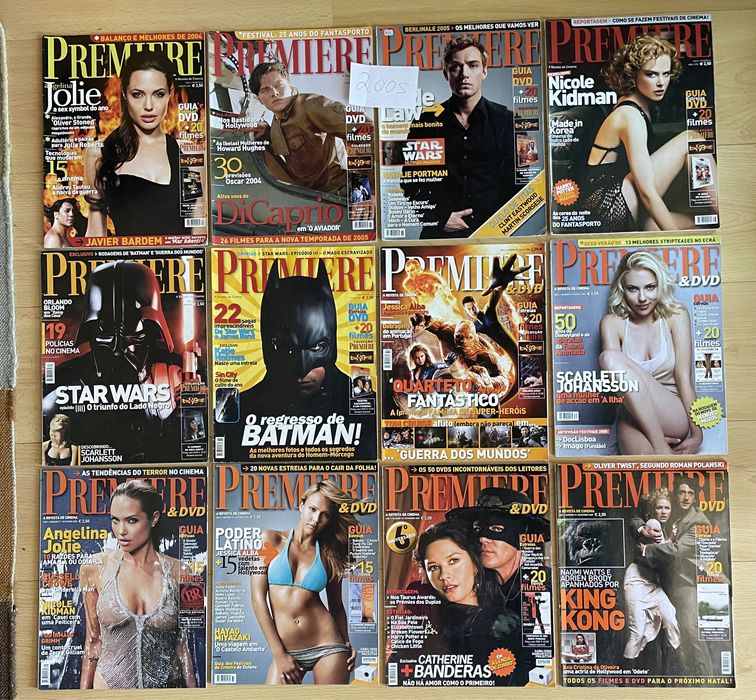 Revistas Premiere - entre 2003 e 2011