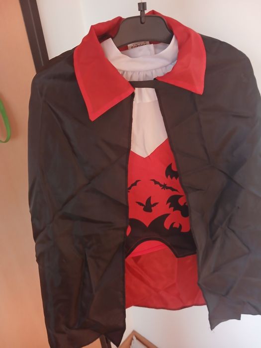 Fato halloween vampiro tam.8
