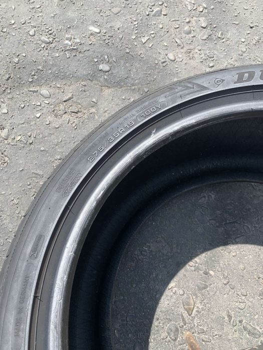 Шини 275/35 R19 пара Dunlop 2022p літо 6,6мм