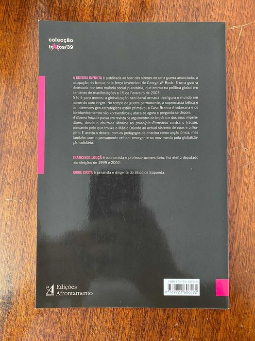 A Guerra Infinita - Francisco Louçã, Jorge Costa