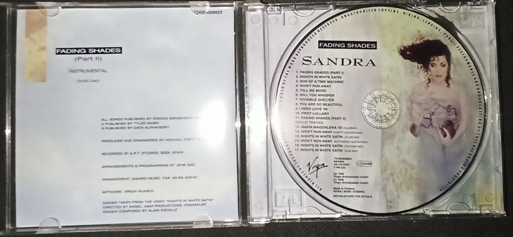 Sandra Fading Shades CD Silent Circle Bad Boys Blue Savage CC Catch