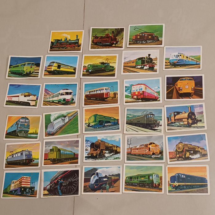 Pastilhas piratas Coleção cromos comboios