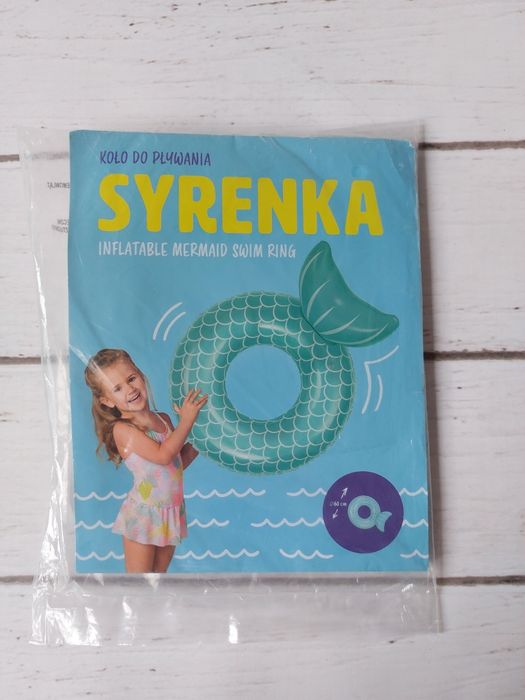 Koło do pływania Syrenka XL 60 cm nowe hit prezent