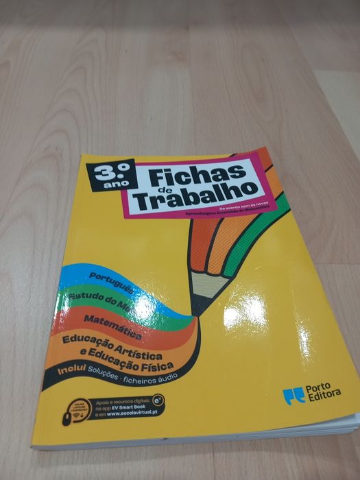 Livro de fichas de trabalho para o 3⁰ ano