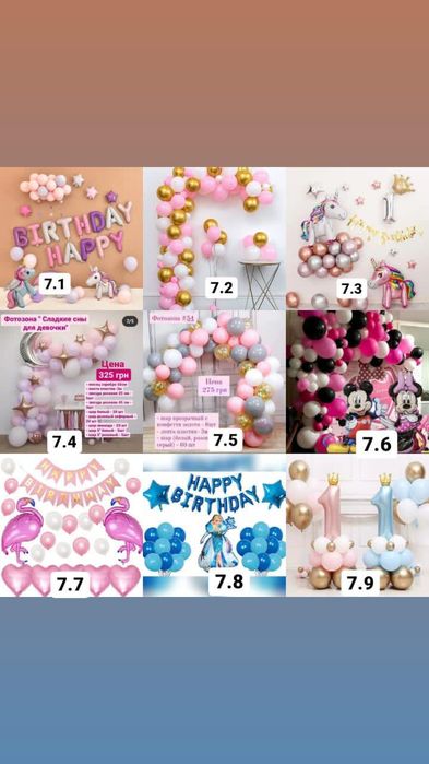 Фотозона на день рождения мальчику девочке годик из шаров цифра шторы