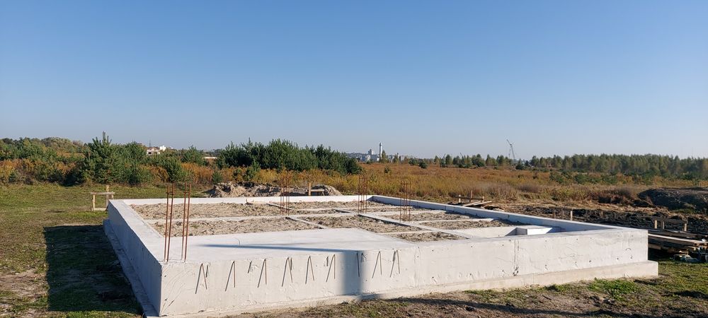 Виготовлення фундаментів з бетону. Житомир Житомирський район