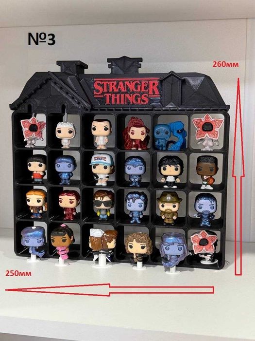 ХІТ‼️Поличка Дивні дива cтенд Підставка будиночок кіндер Stranger Thing