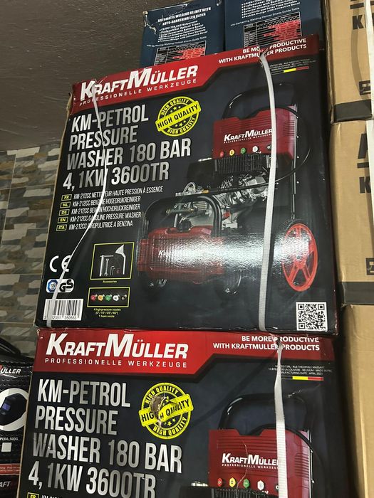 Maquina de lavar a pressão a gasolina com misturador detergente