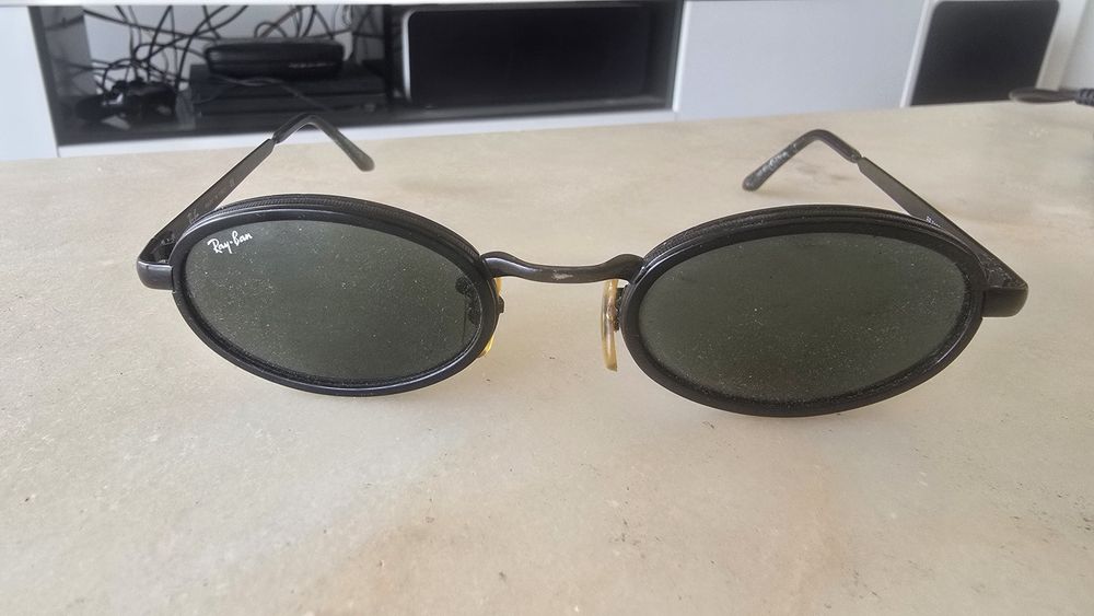 Óculos Ray-Ban Vintage Crossroad Oval (RB3123 W3138) – Raros Anos 90 / Y2K