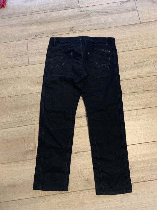 Jeansy Diesel Darron czarne, ciężkie 32/30