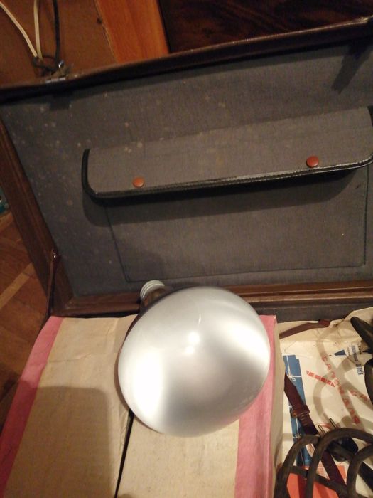 Радянська переносна працююча лампа , великі лампи 300 Вт