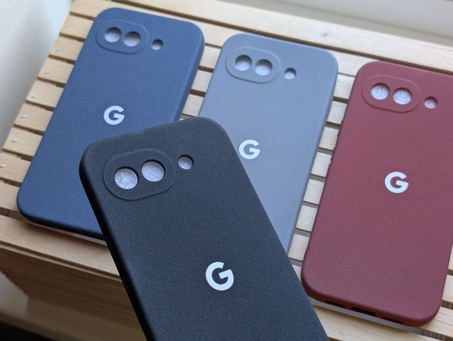 Чохол матовий для Google Pixel 10a з м'ягкого силікону з логотипом Google Гугл