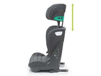 FOTELIK Samochodowy 4BABY APP-FIX Isofix 100-150CM 15-36KG ODCHYLANY
