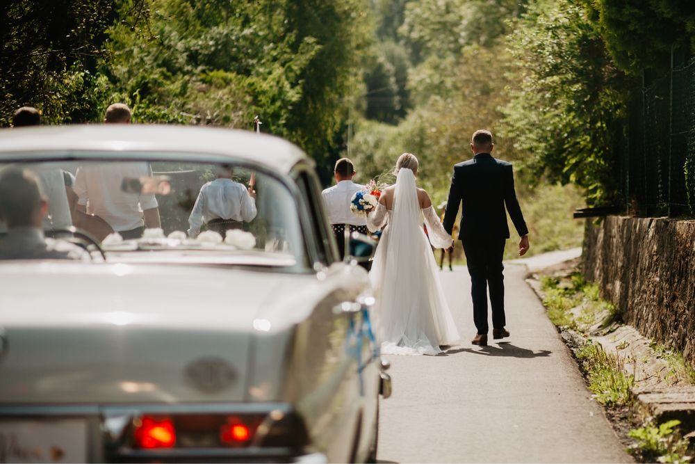 Samochód  do ślubu Mercedes w111