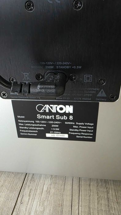 Canton Kolumny system 5.1 Vento 807DC Plus GX Smart Sub 8 GLE405