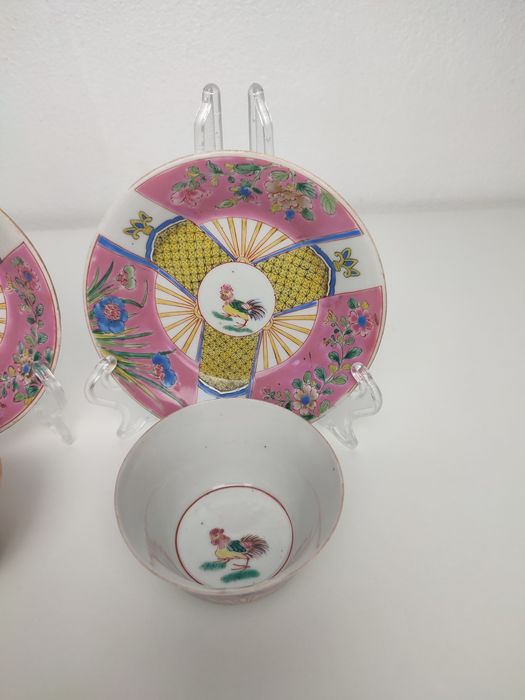Par de chávenas em Porcelana Chinesa