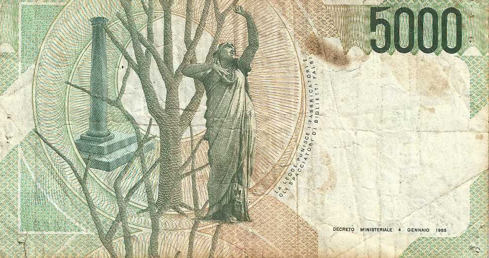 Notas antigas - Itália