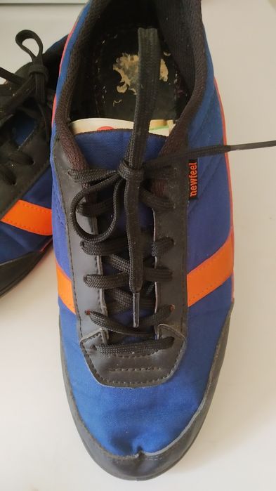 Sapatilhas Newfeel cores laranja/azul escuro e tamanhos 40 -Bom estado