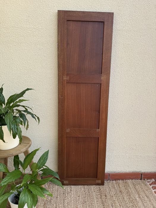 Porta de madeira antiga para decoração 138x40cm