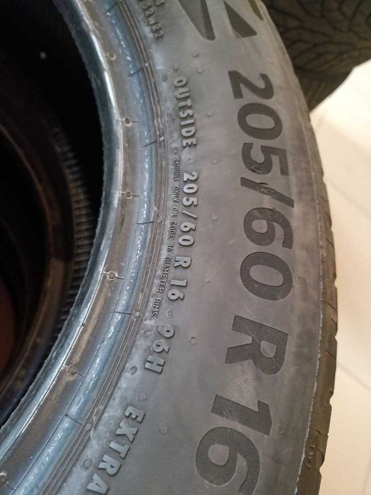 Комплект шин б/у 205/60R16 96H Continental EcoContact 6