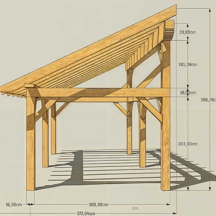 Carport, wiaty garażowe, drewniane, samochodowe, altany, zadaszenia.