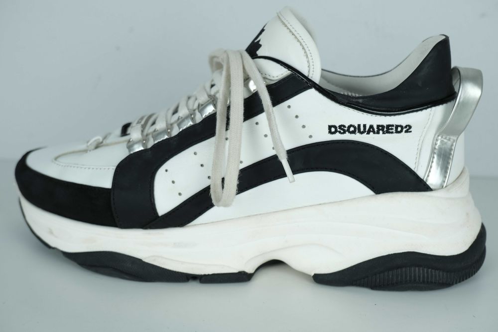 Dsquared2 skórzane sneakers męskie r 44